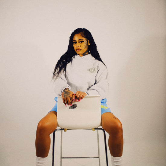Finesse Club “Star” Logo Hoodie (White)